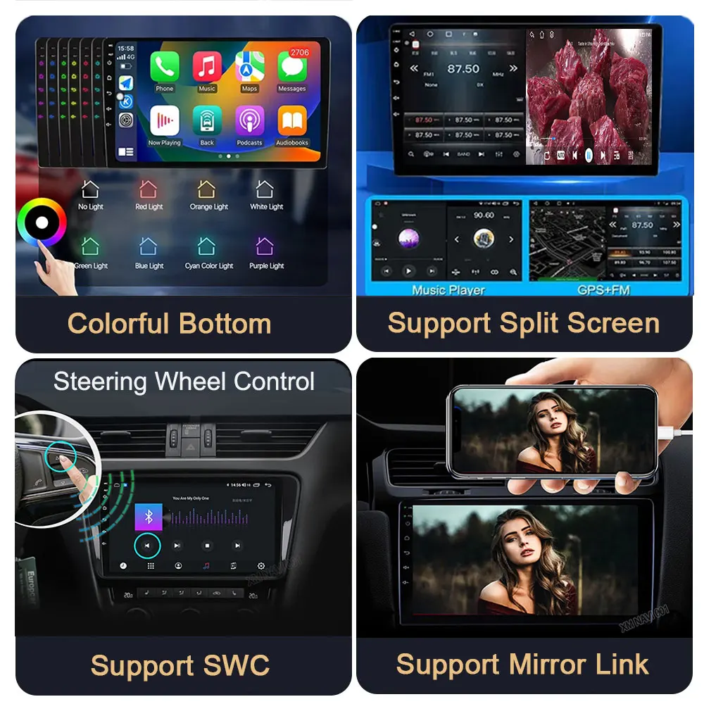 Android 14 per Mercedes Benz classe A W169 A160 A180 A200 A220 autoradio GPS CarPlay lettore Video multimediale AI Voice