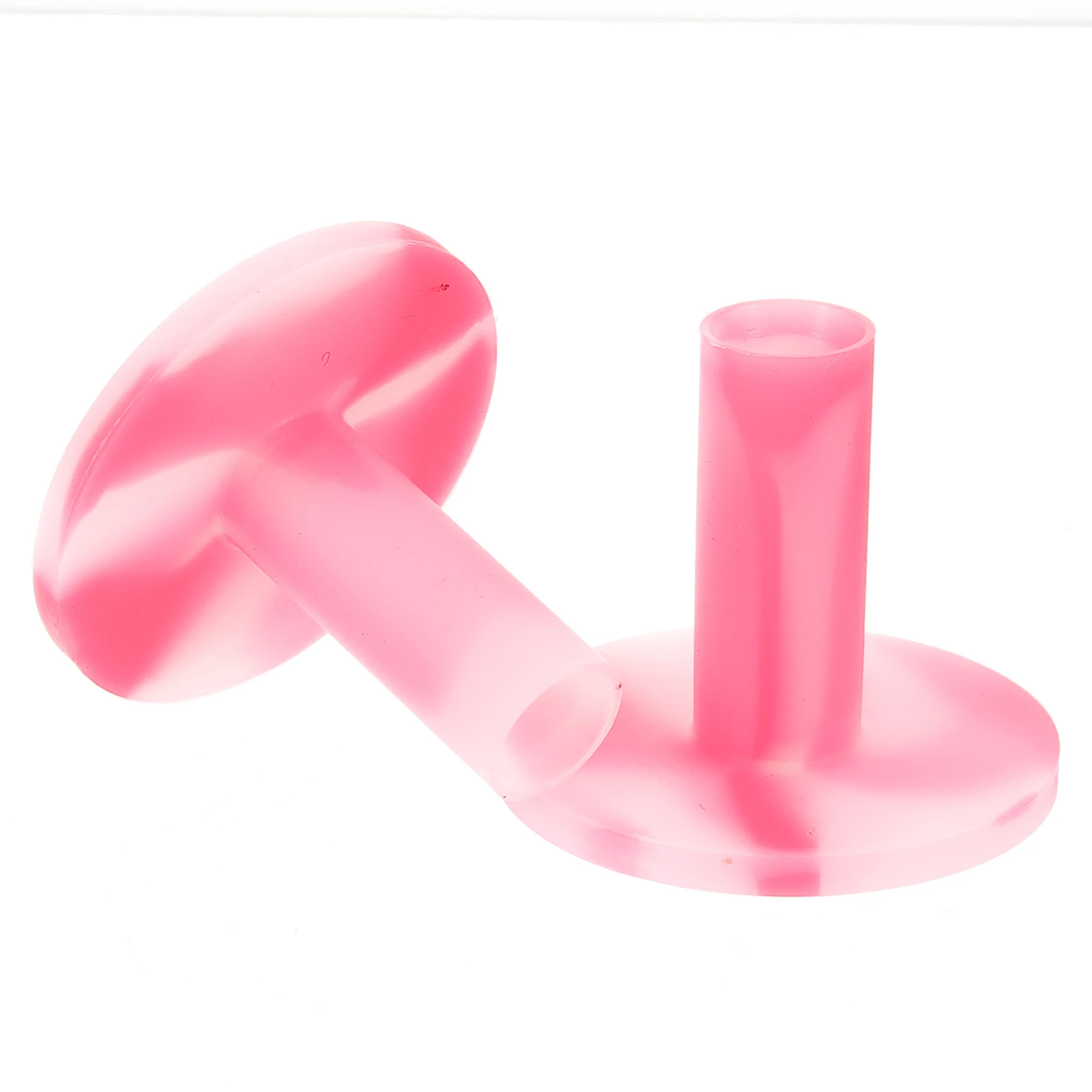 

5pcs Reusable Golf Ball Holders Flexible Rubber Tees Driving Range Mats Stable Placement Long Roll Distance Improvement