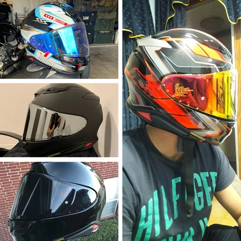 For SHOEI RF1400 NXR2 CWR-F2 CWR-F2R Z8 X15 X-Fifteen X-SPR Pro Helmet Visor Lens Shield Sunscreen Windshield Uv Protection Moto