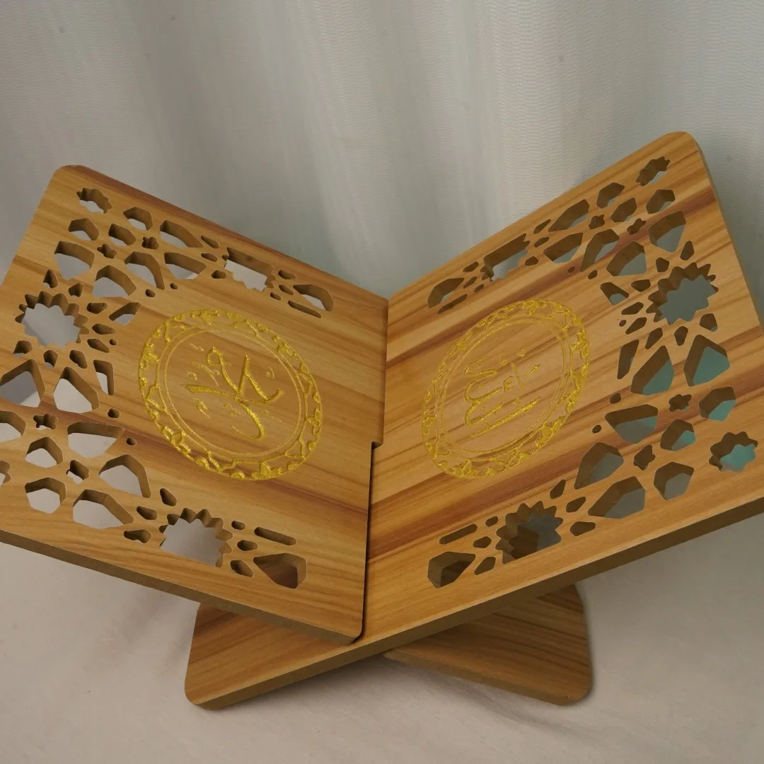 Density Board Scripture Reading Stand Book Wooden Art Study Reading Holder