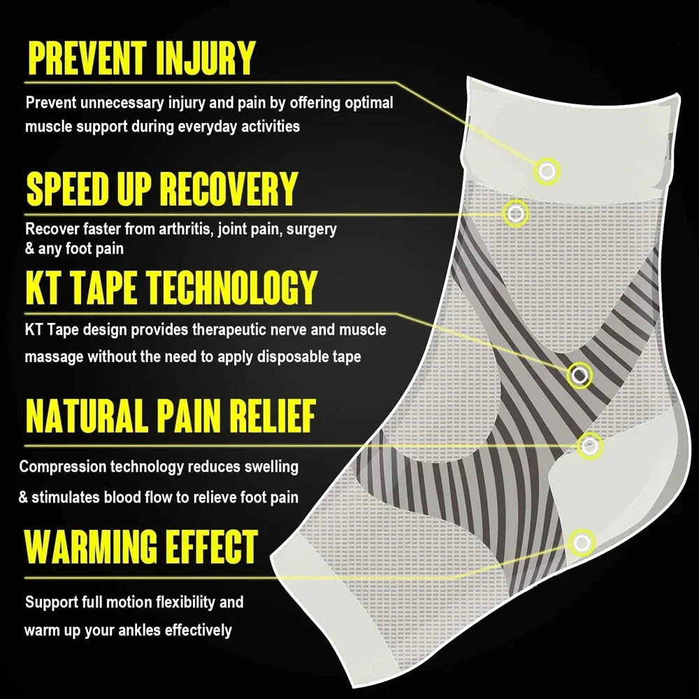 1 Paar Kompressionssocken für – Ankle Brace Sock Bewertung und Preis