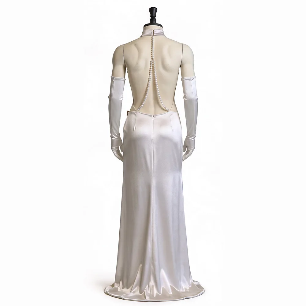 FF7 Cloud Strife Cosplay Fantasy White Dress Anime Game Fantasy of Final VII Men Women Costume Disguise Halloween Female Outfits view 5