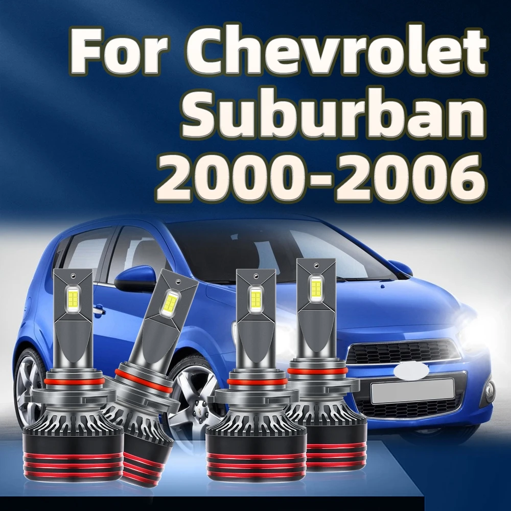 

LED 9006 9005 Car Headlights Bulbs 30000LM Lights 6000K For Chevrolet Suburban 2000 2001 2002 2003 2004 2005 2006