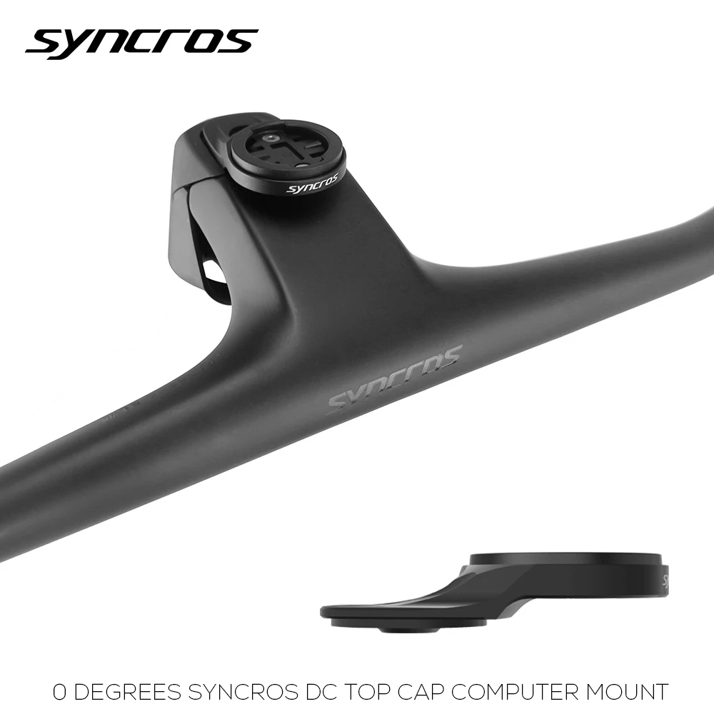 Syncros 0° Top Cap Integration Computer Mount For Garmin/Wahoo/Bryton For Fraser Ic Sl WC/DC/XC Handlebars Cockpit Xc Stem 1.5/2