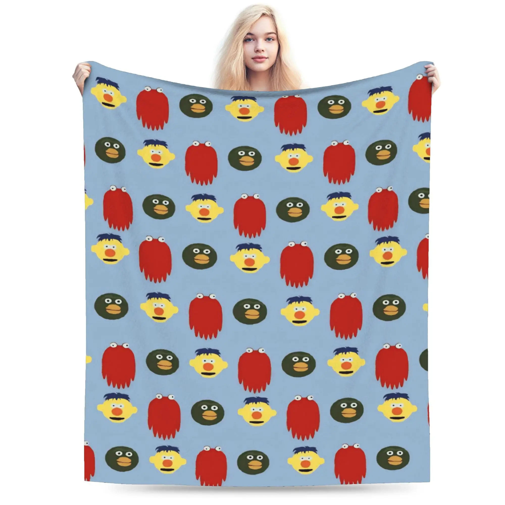Cozy Don't Hug Me I'm Scared Blanket Merch Bedding Decorative  Throw Blankets Super Soft Fleece for Travel