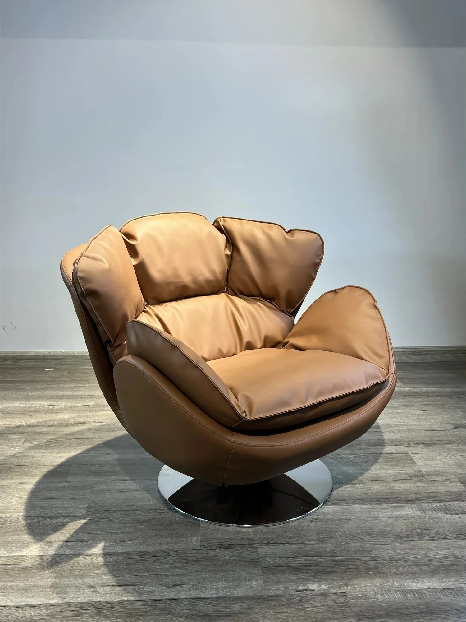 

Designer single sofa chair rotating lazy chair light luxury modern simple living room home recliner