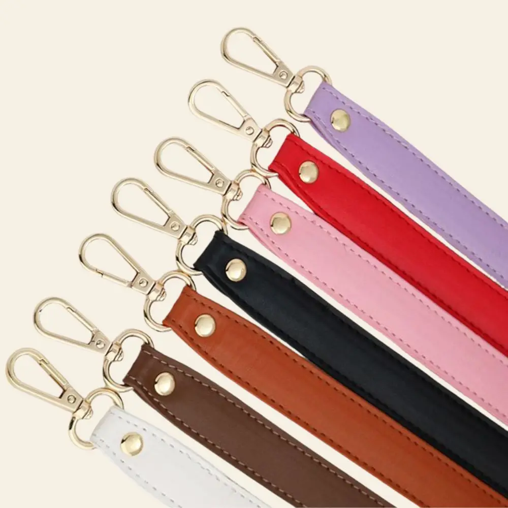 Fashion Leather Short Bag Handles 28cm Replacement Handbag Strap Diy Bag Parts Accessories For Handbags Handles For Women\'s Bags