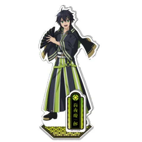 2025 nuevo Seraph of the End Anime Shinoa Hiiragi figura de Cosplay soporte acrílico modelo placa decoración de escritorio regalo de Navidad chica