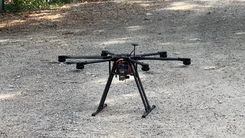 XAERO V800 800mm Regenschirm-Faltbarer Hexacopter-Rahmen 3kg Nutzlast für Luftbildfotografie Industrielles UAV – Detail 32