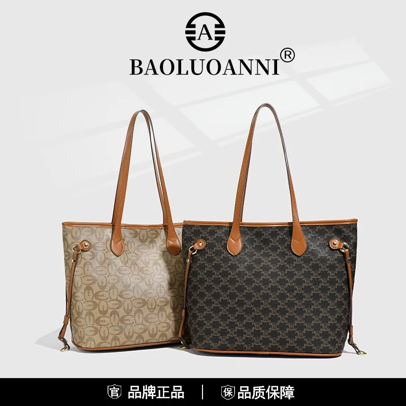 Bolsa tote feminina feita de couro premium, qualidade sofisticada e aparência diária da moda de Paris