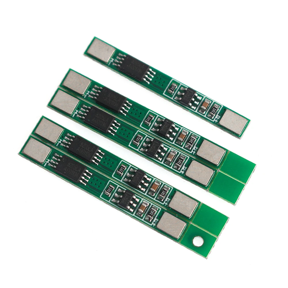 1-10PCS18650 1S 3.7V 3A Lithium Battery Overcharge Overdischarge Overcurrent Short Circuit Charging Protection Board Module BMS