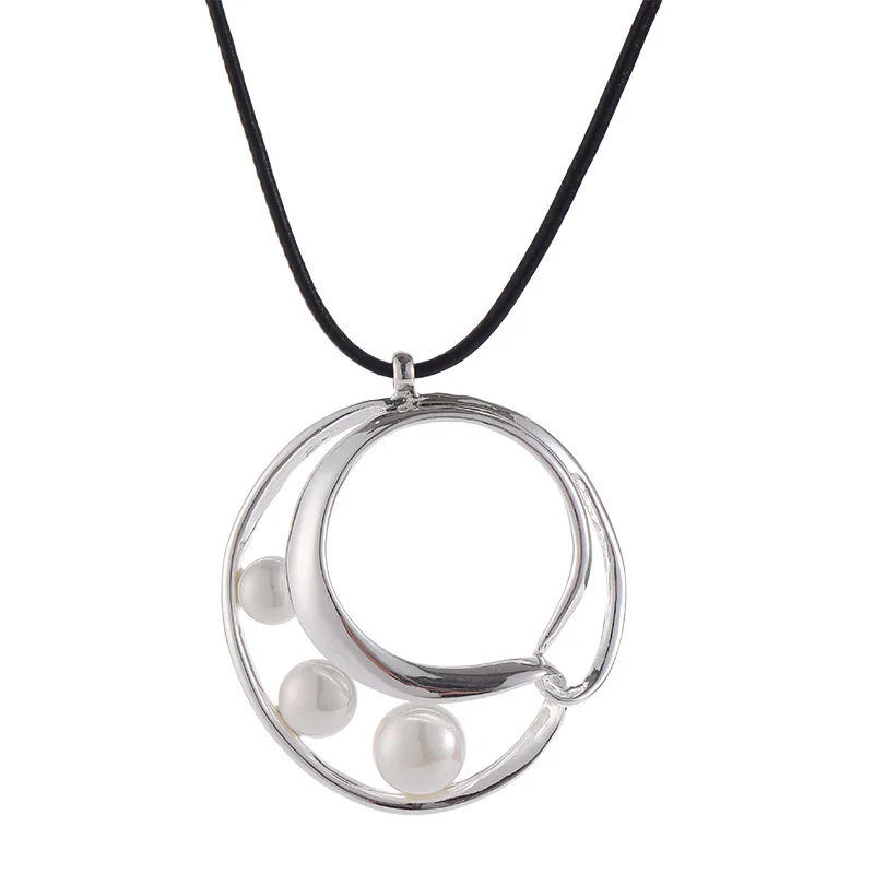 قلادة قصيرة للأزياء الأوروبية والأمريكية الجديدة قلادة شعبية هندسية قصيرة URL نحى بسيطة المرأة Je #5