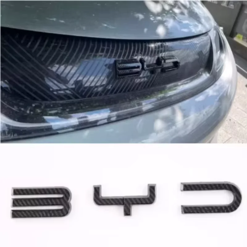 

ABAIWAI For BYD Dolphin ATTO1 2022-2024 external 3D Parts fog light eyebrow wind knife car logo decoration