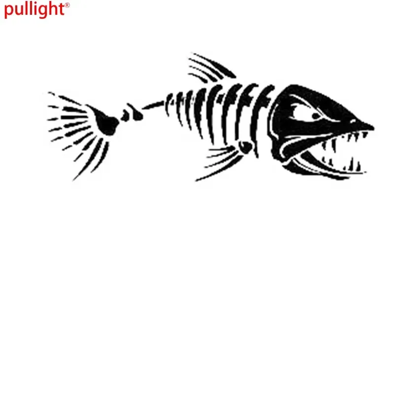 Angry fishbone design, irregular car windows, bumpers, motorcycle accessories, decorative vinyl car stickers