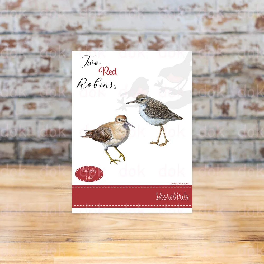 

Shorebirds Arrival New Metal Cutting Dies Scrapbook Diary Decoration Stencil Embossing Template DIY Greeting Card Handmade 2022