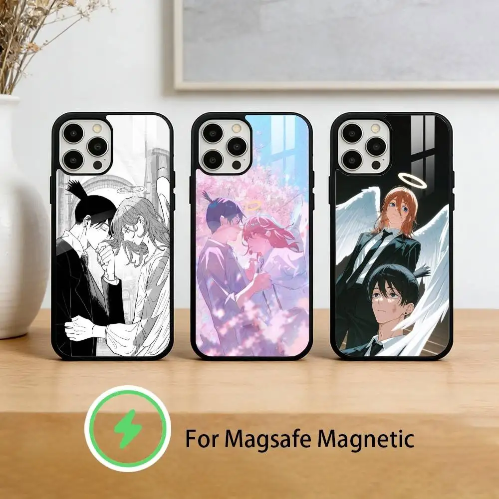 

A-Angels X A-Akis Phone Case For iPhone 17/16/15/14/13/12/Plus/Pro/Max for Magnetic Wireless Charging