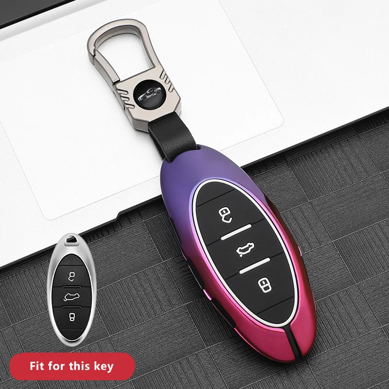 حافظة مفاتيح السيارة لـ Faw Bestune X40 T77 T55 T99 B30 B70 B70S T77pro جديد T33 M9 غطاء بعيد قذيفة حامل سلسلة مفاتيح فوب اكسسوارات #3