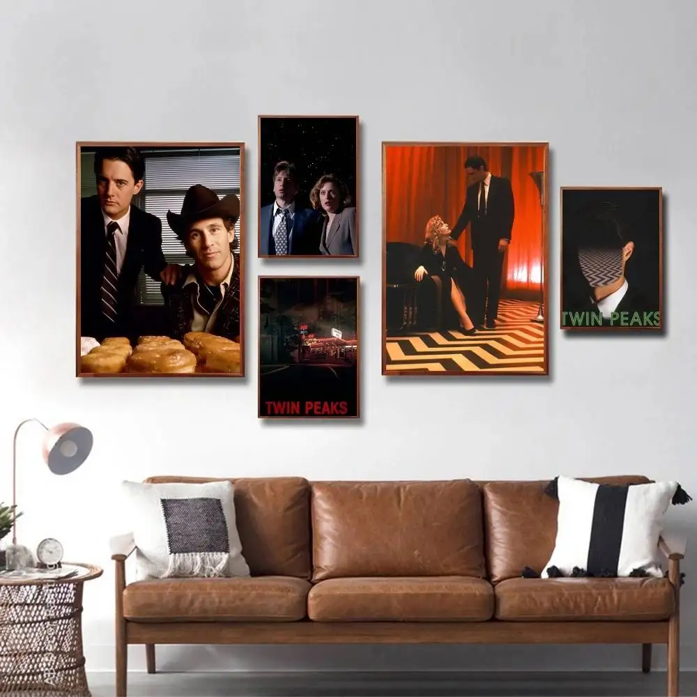 Classic Manga TV Series Shows T-Twin Peaks Posters HD Print Vintage Wall Art Decor for Home Study Room