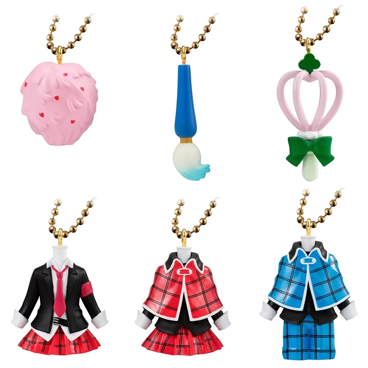 

Bandai Оригинальный 6 шт. Gashapon チャbeiコレク변encia 한izadoencia 한ラ!Игрушки для детей Подарок Коллекционная модель Украшения