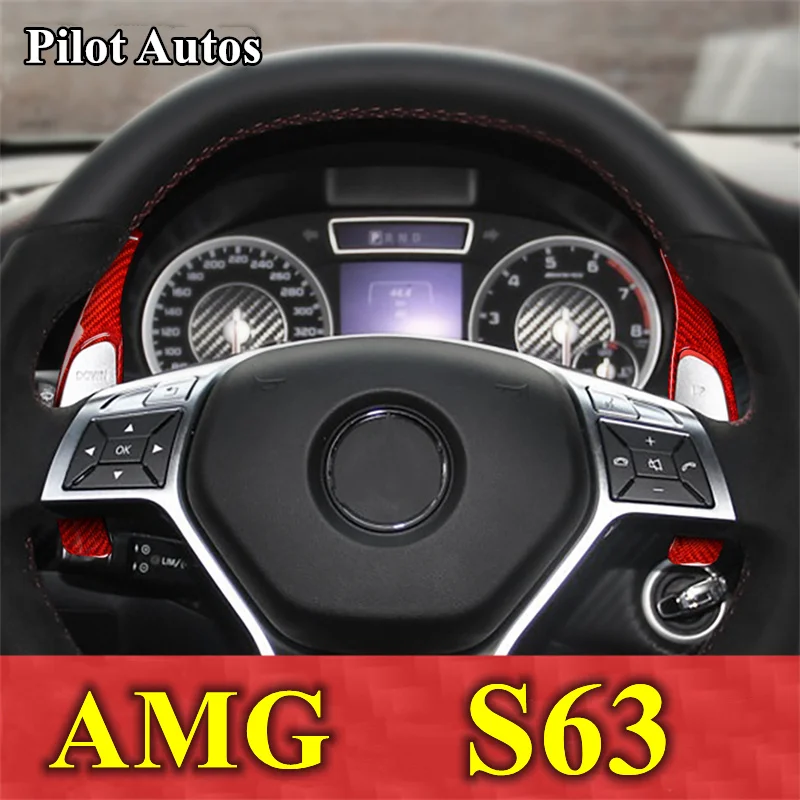 

Genuine Carbon Steering Shift Paddle Extended Shifter Trim For Mercedes AMG S63 S65 2007 2008 2009 2010 2011 2012 2013 2014