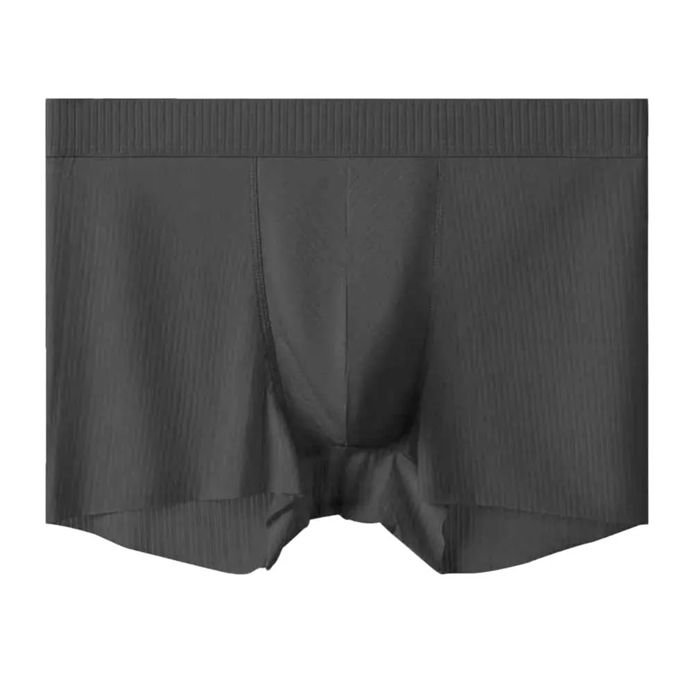 

For Daily Wear Striped Underwear Breathable Boxers Athletic Use Beige Comfortable Fit Elastic Waistband Quick Dry