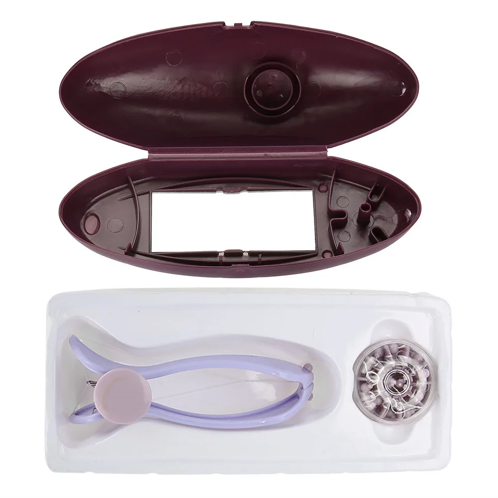 Threading Facial Hair Epilator Facial Neck Hair Removel Cotton Threading Epilator Hair Removing Tool with 10 Cotton Lines