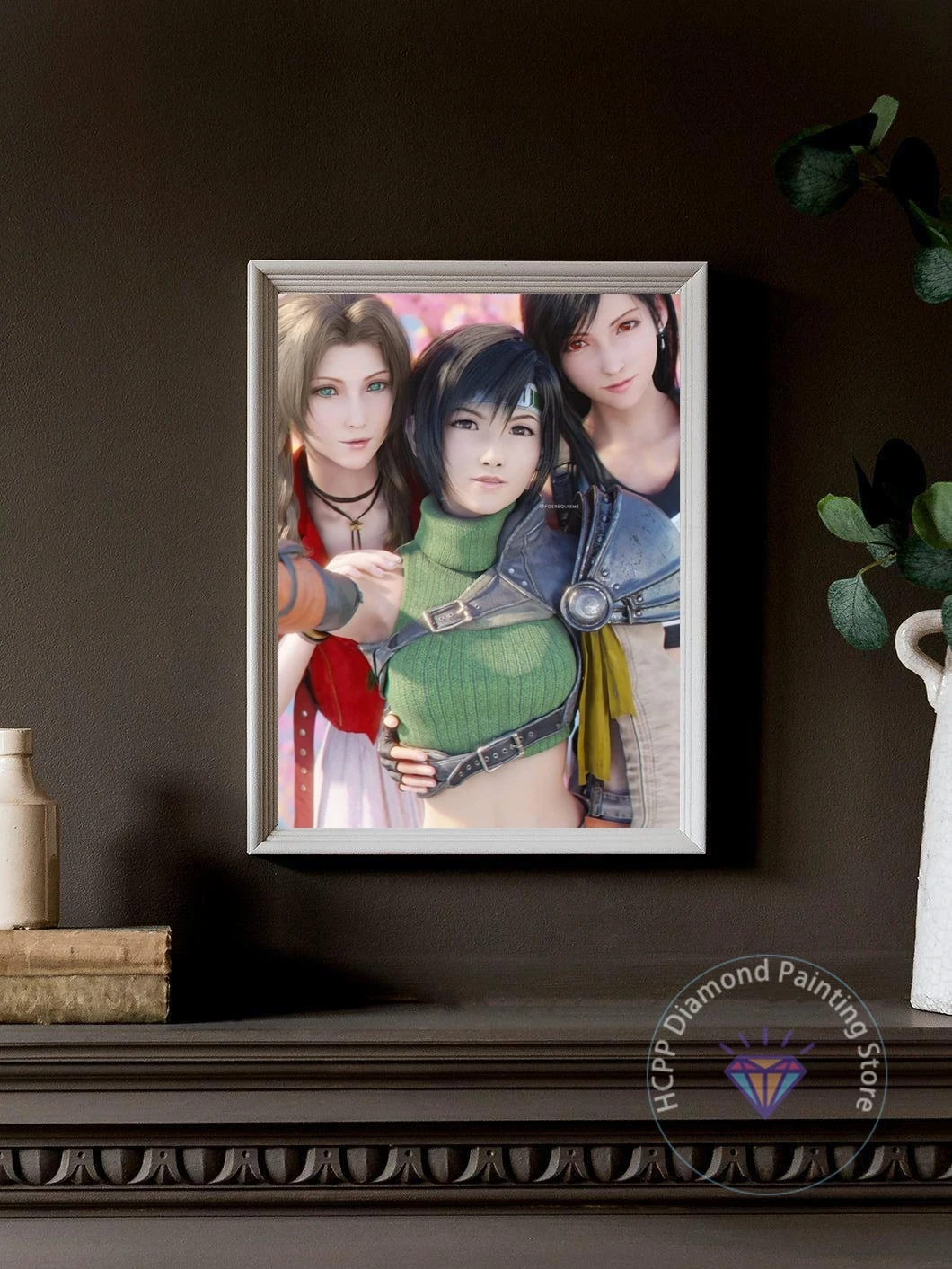 Final Fantasy Cartoon Game  Diamond Painting Kit 5D DIY Diamond Embroidery Cross Stitch Handmade Art Gift Crafts Home Decor