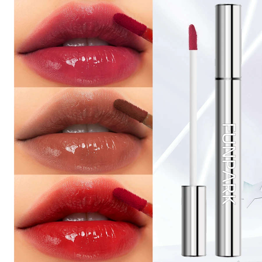 Kristall gelee feuchtigkeit spendendes Lippen öl plump ing Lip gloss Spiegel Perle flüssiger Lippenstift Make-up sexy pralle Lippen getönte Lippen praller