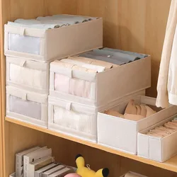 Clothes Organizer Foldable Underwear Socks Storage Box Cabinet Drawer Moving Container Toy Storage For Home Cloth Storage Box