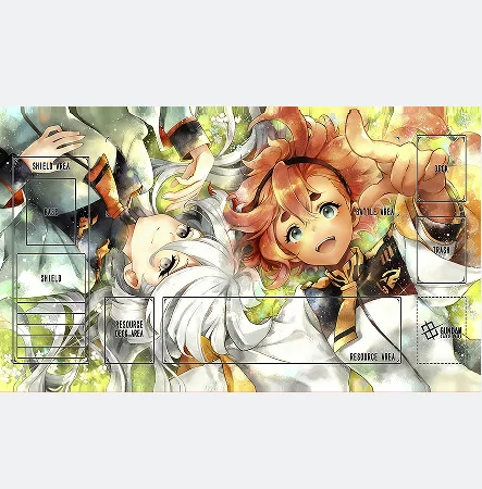 12 Disegni FAI DA TE 600*350*2mm La Strega Da Mercurio Gundam Playmat Anime Suletta Mercury Miorine Rembran TCG Battle Card Mat