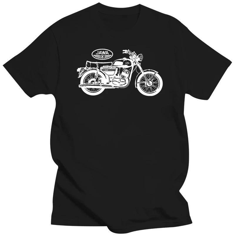 T-Shirt Jawa Motorcycle From 1970 Californian 350 New Fashion Men Shirt Cotton Street Wear Short Sleeve Tee Baseball T Shirts