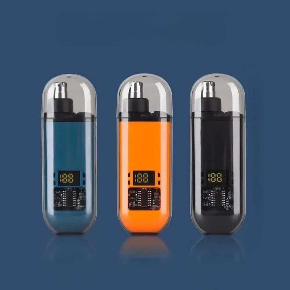 Portable Mini Electric Nose Hair Trimmer USB Rechargeable Painless Nose Hair Remover Shaver Men Daily Facial Grooming Care Tool