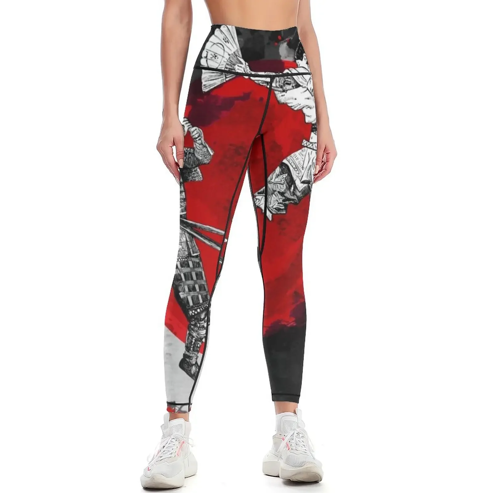 

Samurai Fighting Leggings sporty woman gym Sportswear woman gym Women's sports Womens Leggings