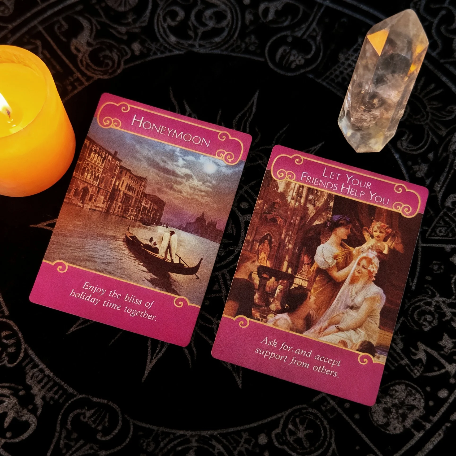 Romance Angels Oracle cartes Spanis anglais lire destin jeu de société Oracle jeu de cartes à jouer jeux pour fête divertissement personnel