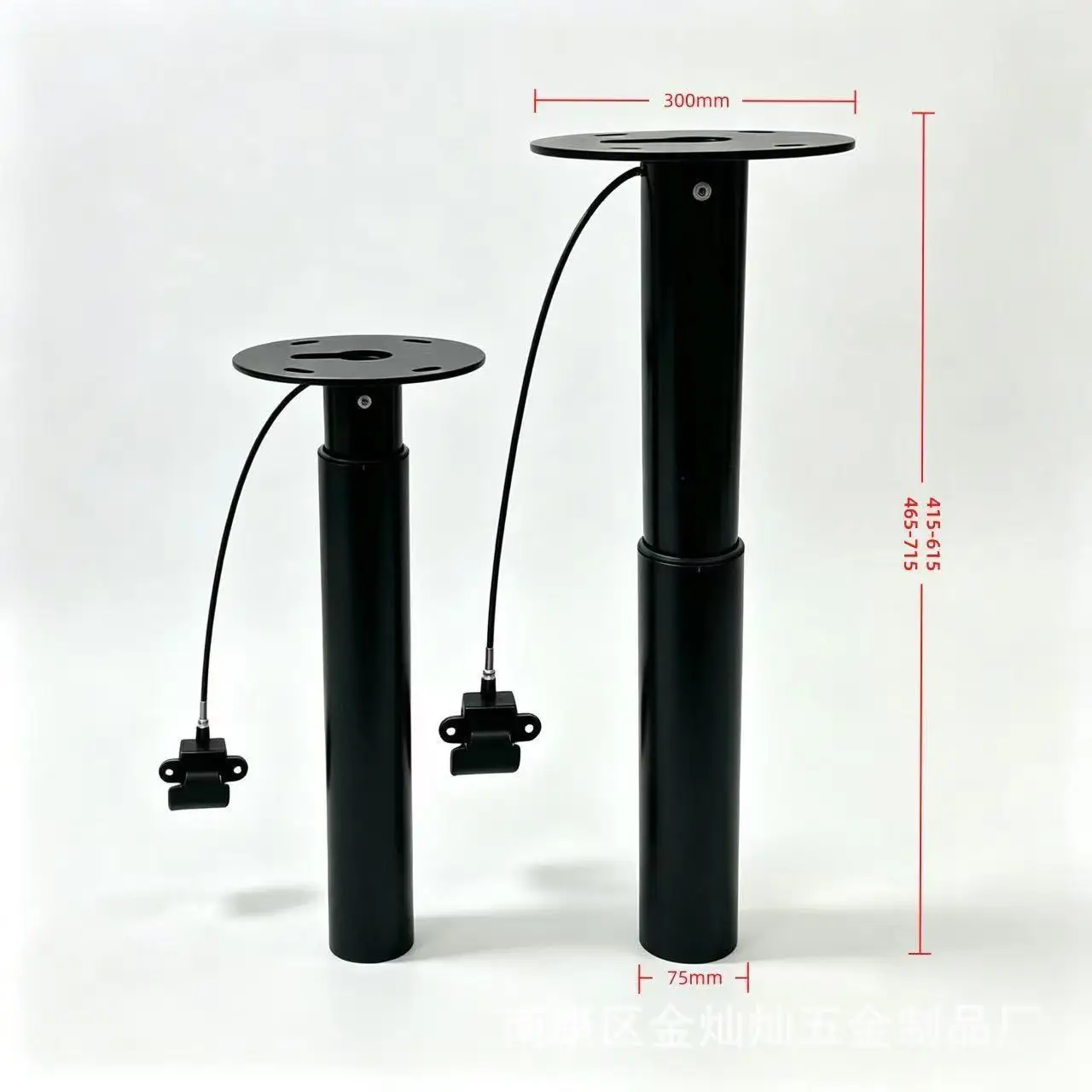 Wire-controlled lifter Formal coffee table Wire-controlled Pneumatic lifting rod Lifting hardware function Hydraulic air