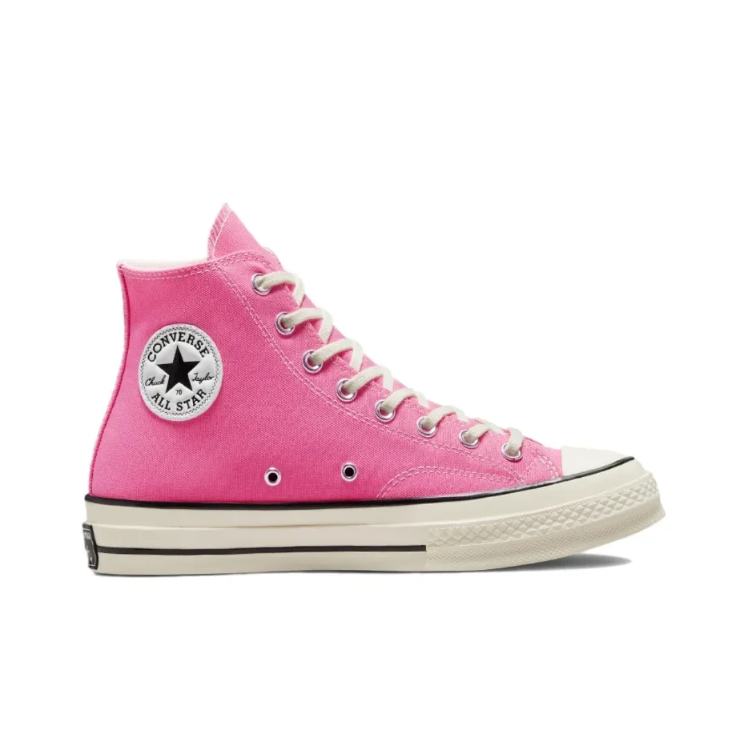 Converse 1970s Chuck Taylor All Star High Classic Retro Trend Wear-resistant Breathable High Top Board Shoes Cute Pink