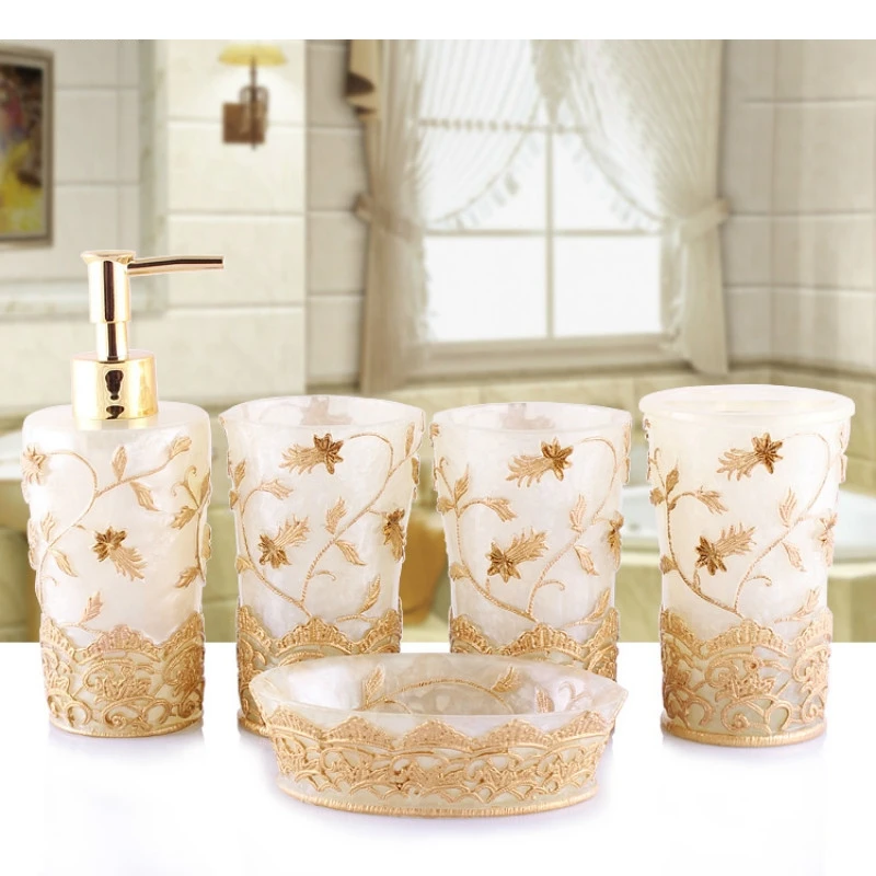 European Style Emboss Resin Ba – Wedding Bathroom Supply Kit recenzja i cena