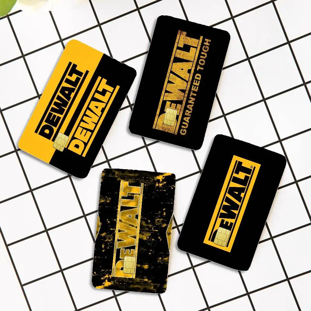 D-DeWalt Game Anime Sticker Film Skin Cover Case for Small Large No Chip Debit Credit Card Front Side