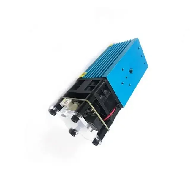 Alta potência yag cabeça de corte a laser gravador 450nm 5.5w módulo laser + placa controlador com dissipador calor ventilador suporte ttl para diy