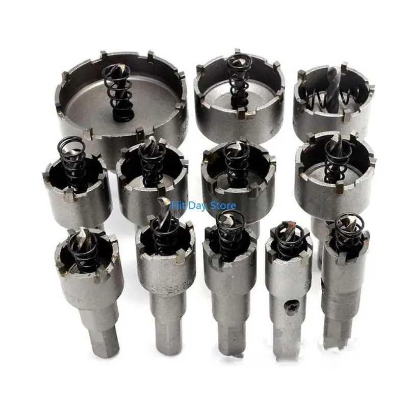 F92C Heavy Duty 12pcs Hole Waw Metal Fit для алюминиевой пластиковой медь