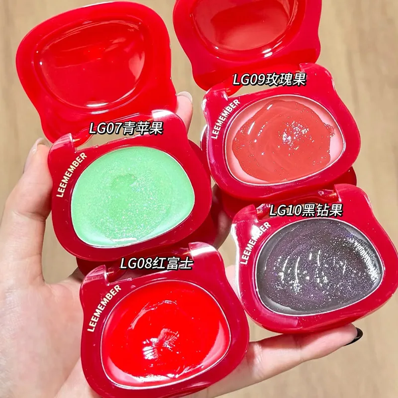 LEEMEMBER Red Apple 4 Colors Watersurface Blush Cream Face Blusher