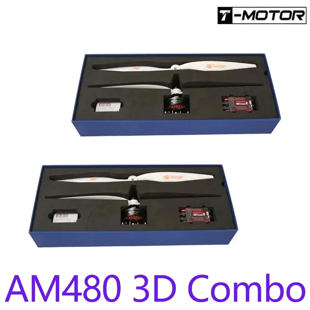3D Aerobatic Power Combo: T-Motor AM480 (AM40 Motor + AM66A ESC + Prop + Link), for 45-52” Large Fixed-wing 3D Planes