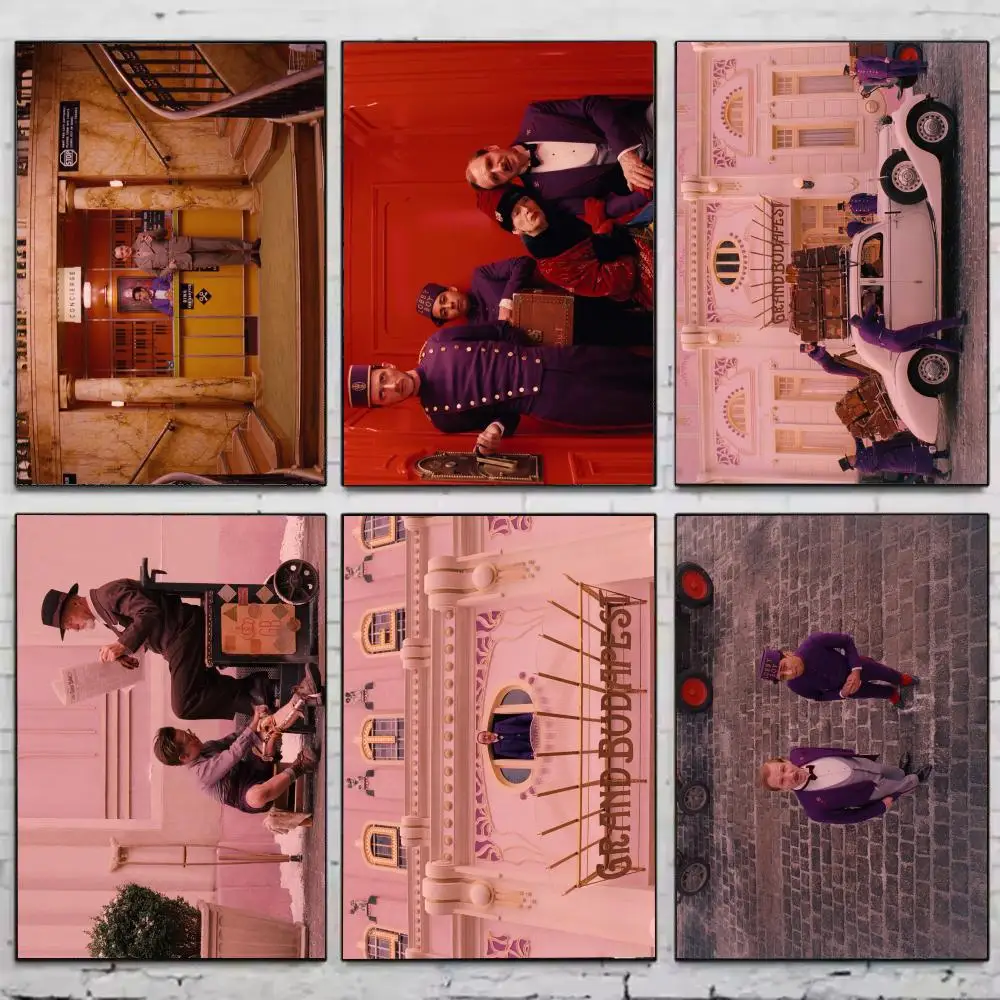 The Grand Budapest Hotel Poster HD Waterproof Self-Adhesive Wall Sticker For Room Decor, Premium Print Gift