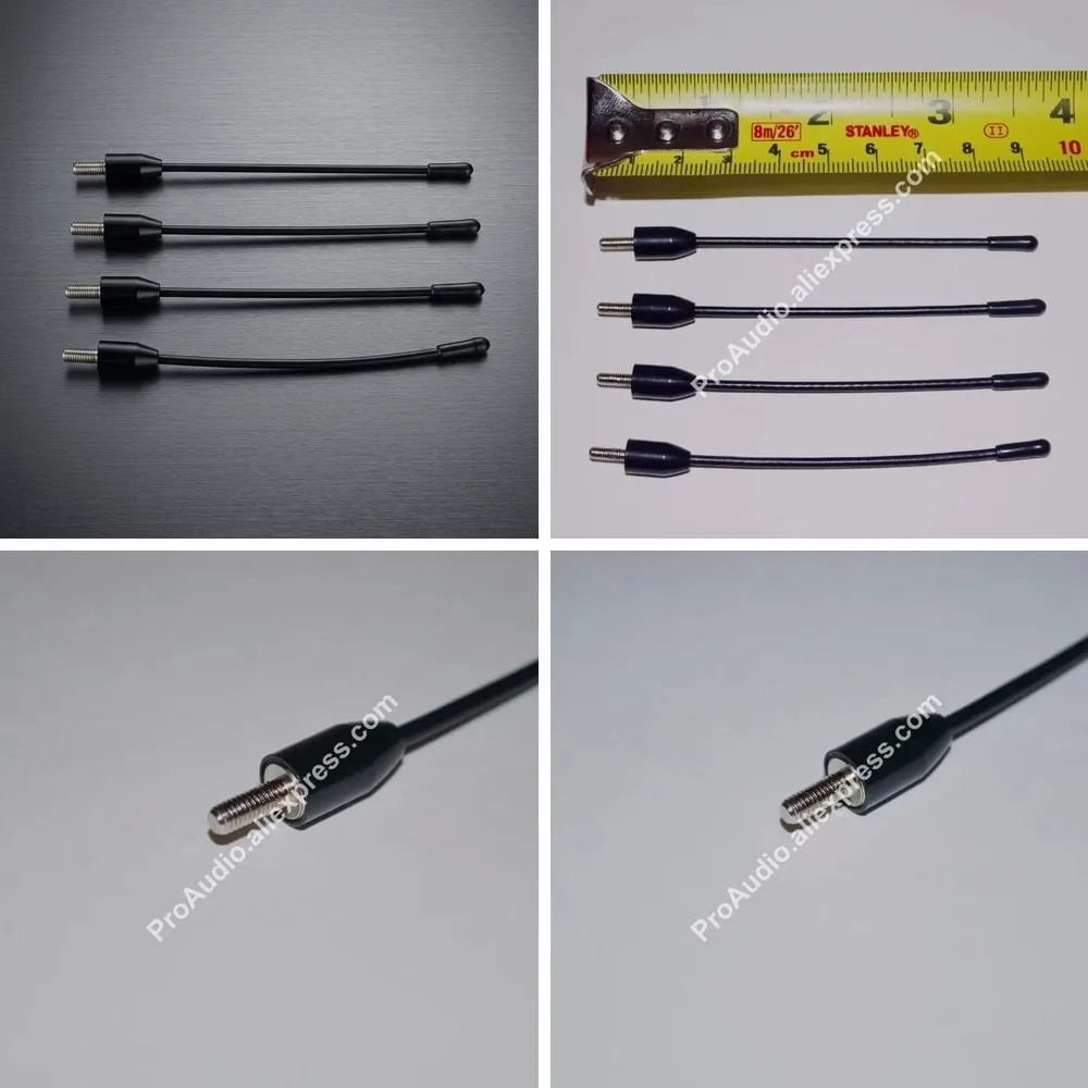 4 антенны для серии Sennheiser SK EK 100 300 500 G1 Bodypack, высококачественная замена, расширенный диапазон сигнала, прочные, долговечные.