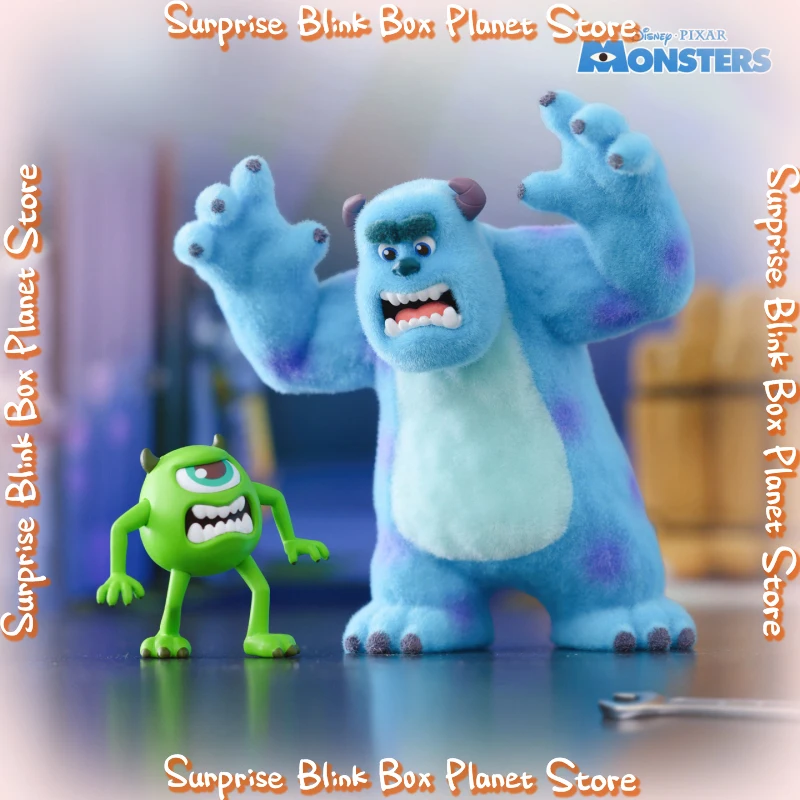 

Genuine Monsters Inc Work Diary Series Figurine Blind Box Funny Blind Box Desktop Ornament Kid Festival Kawaii Model Gift