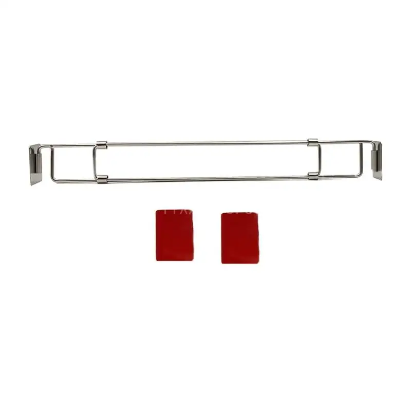 Waterproof Corner Bar Versatile Use Corner Shelves Bar Rust Proof Shower Corner Storage Rod Durable for Shower & Fridge