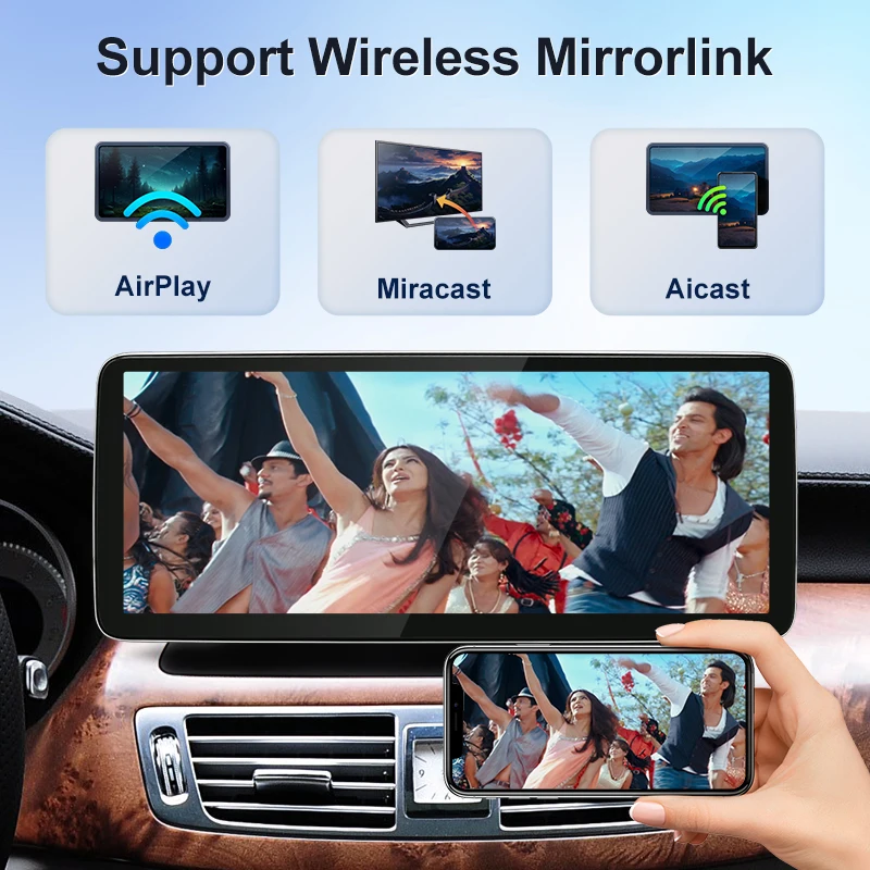 STWEI 2026 New Slim Screens Linux System 12.8inch 2400X900 Resolution For Mercedes-Benz CLS W218 Wireless CarPlay Auto