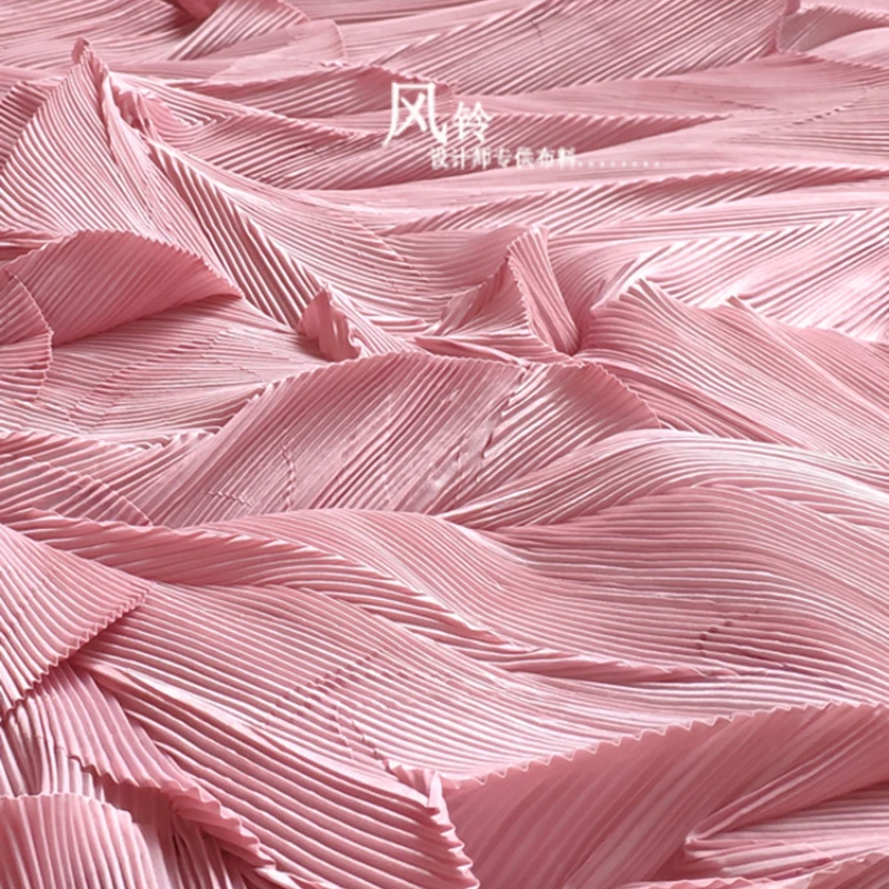 Pleated Fabric Creative for Clothing Dress Fashion Style Cloth Fashion Designer Handmade Diy Sewing Material Wholesale