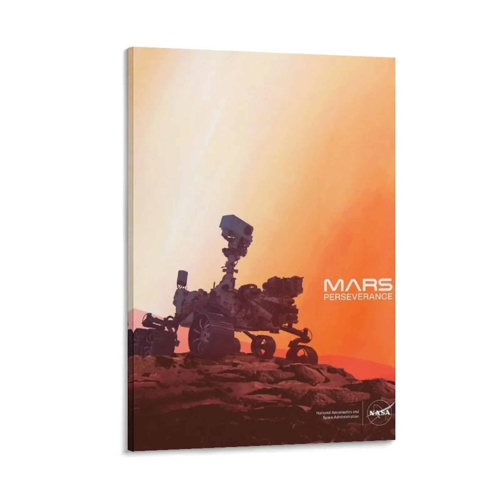 

Mars Perseverance Rover V2 Canvas Painting stickers & posters poster anime room decorations for men wall art