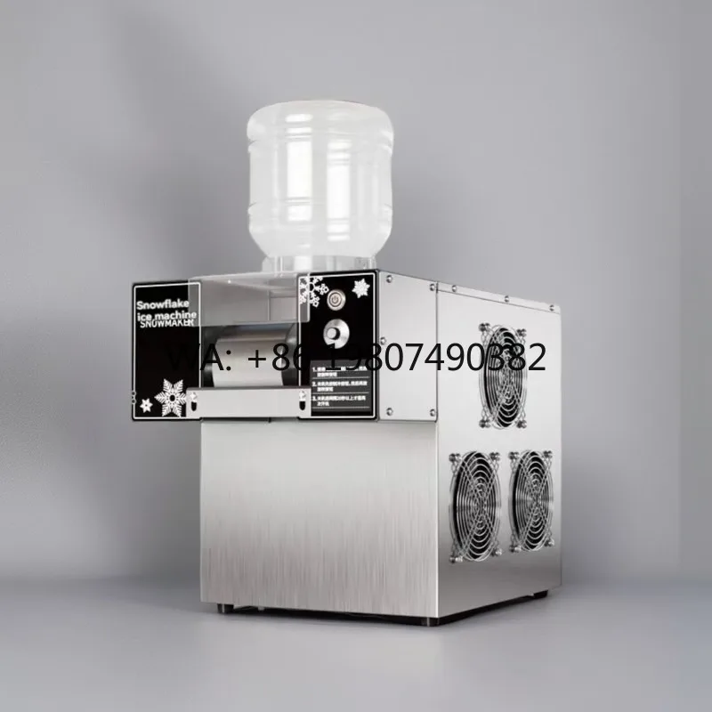 

Portable Automatic Snow Ice Maker, Mobile Commercial Shaved Ice Machine, Perfect For Street Stall And Snack Shop